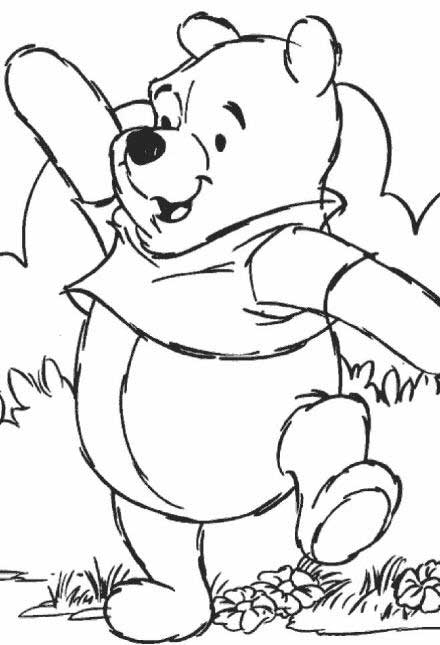 Winnie The Pooh Coloring Picture 4