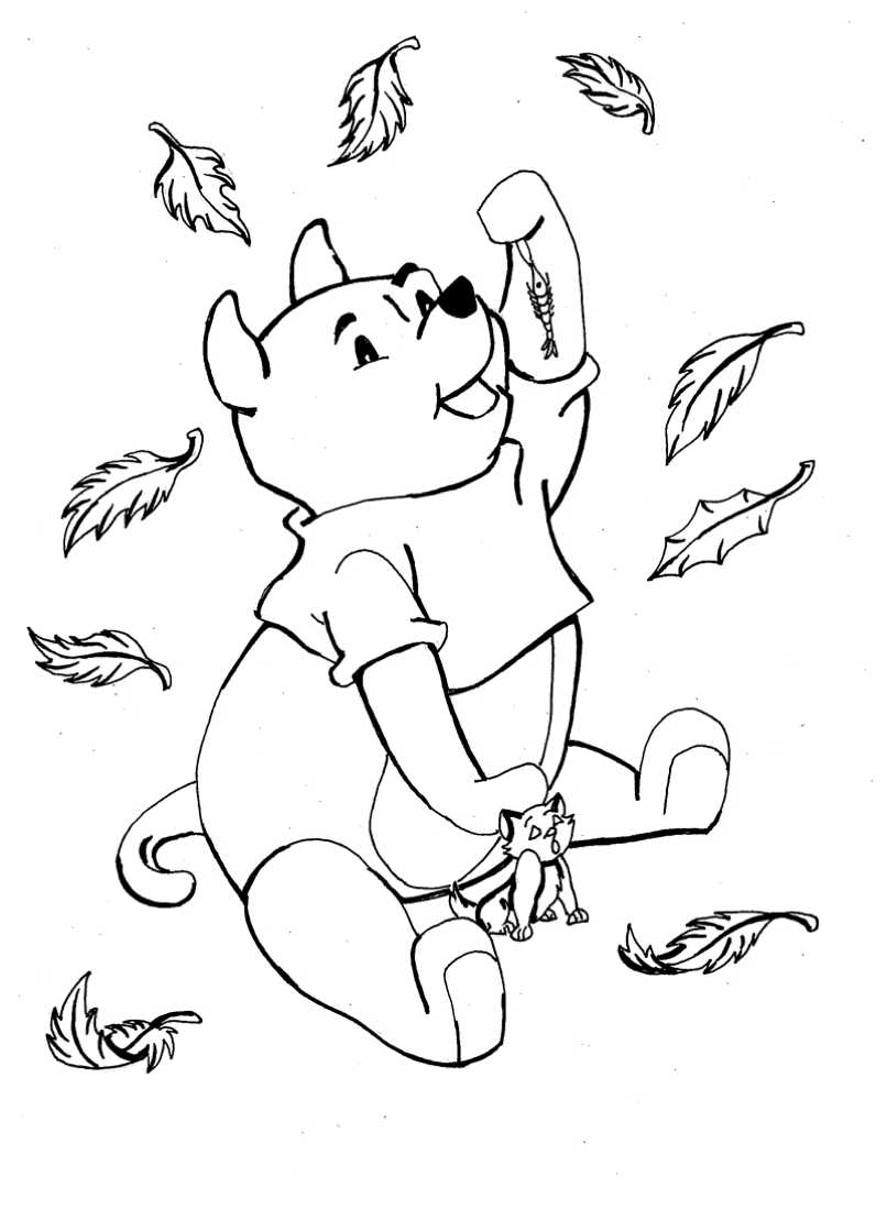 Winnie The Pooh Coloring Picture 5