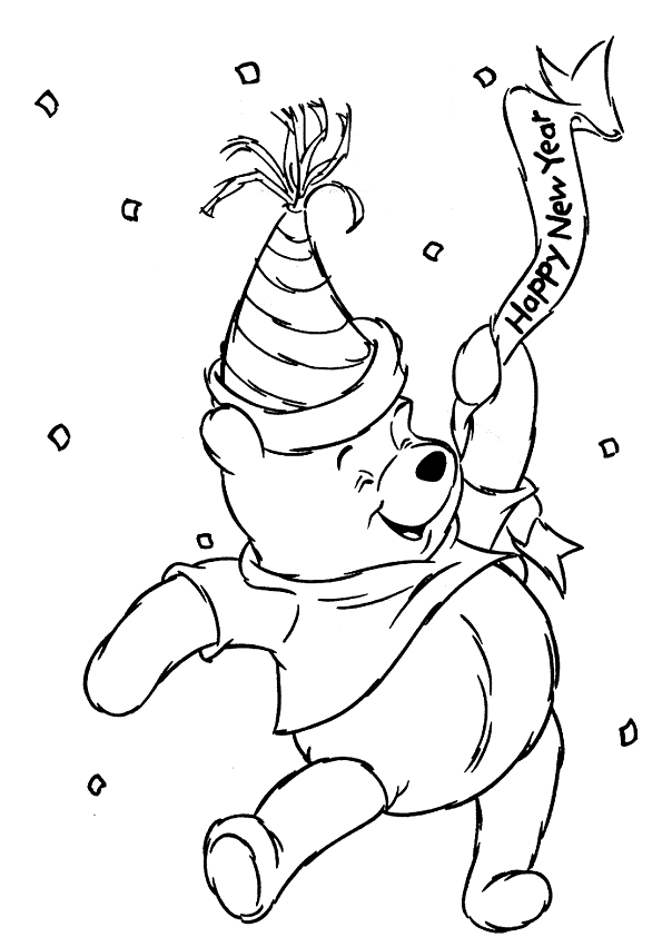 Winnie The Pooh Coloring Picture 6
