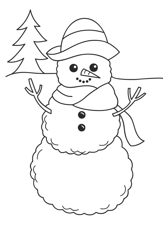 Winter Coloring Picture 7