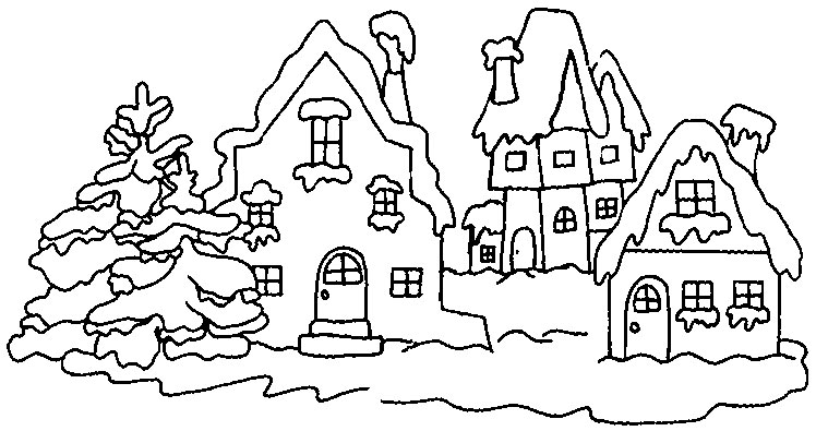 Winter Coloring Picture 9